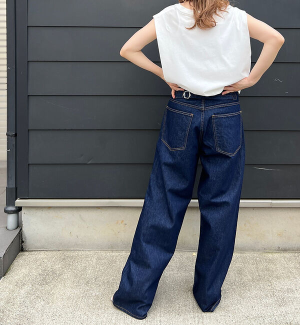 Rouge vif「【NEEDBY heritage/ニードバイヘリテージ】KOH ワイドストレート」|デニム|
