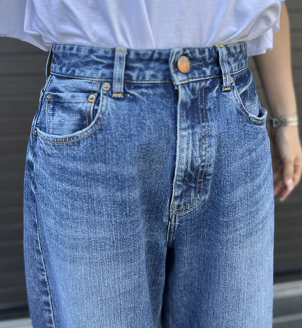 Rouge vif「【RED CARD/レッドカード】Montana カーブバギーデニム」|デニム|