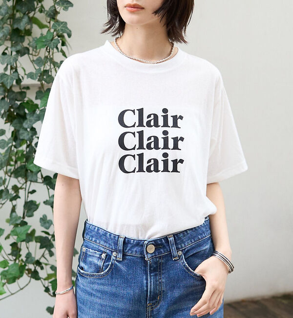 Rouge vif「シアーロゴTシャツ」|Tシャツ・カットソー|ホワイト