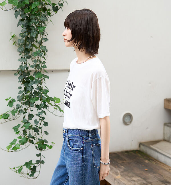 Rouge vif「シアーロゴTシャツ」|Tシャツ・カットソー|