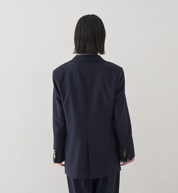 Rouge vif「【セットアップ対応】メンズライクウール混サキソニージャケット」|テーラードジャケット|