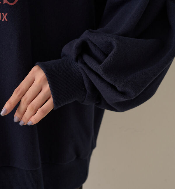 Rouge vif「裏毛ロゴタックスリーブスウェット」|スウェット・ジャージ|