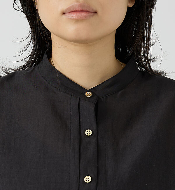 Rouge vif「スタンドカラータックシャツカーデ」|シャツ・ブラウス|