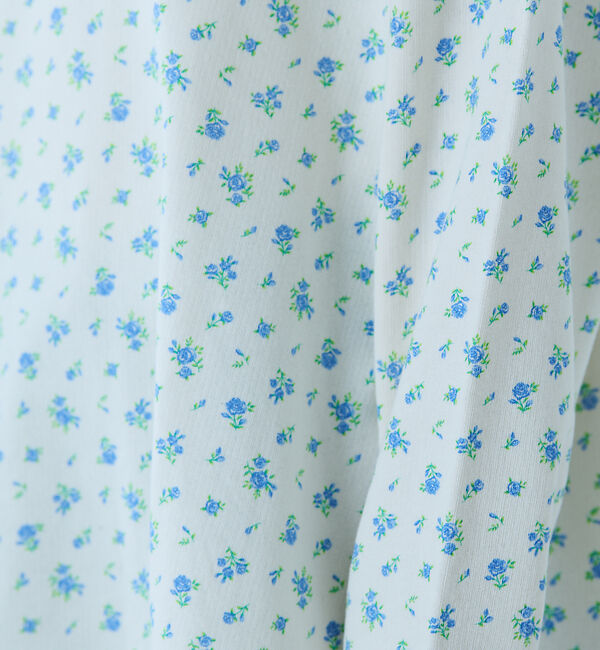 Rouge vif「【JEMORGAN / ジェーイーモーガン】ガーゼ裏毛 花柄クルースウェット/J」|スウェット・ジャージ|