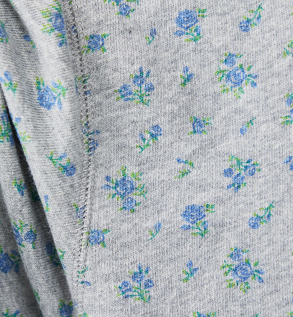 Rouge vif「【JEMORGAN / ジェーイーモーガン】ガーゼ裏毛 花柄クルースウェット/J」|スウェット・ジャージ|