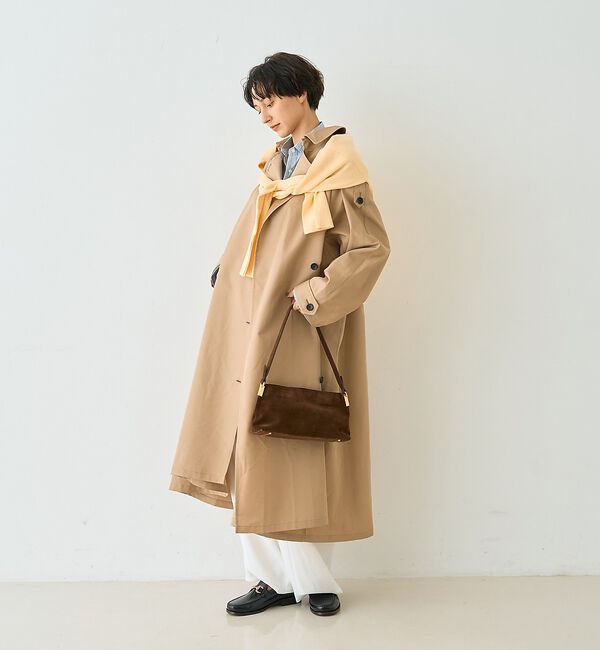 Rouge vif「【2サイズ展開】撥水NEWロングトレンチコート」|トレンチコート|