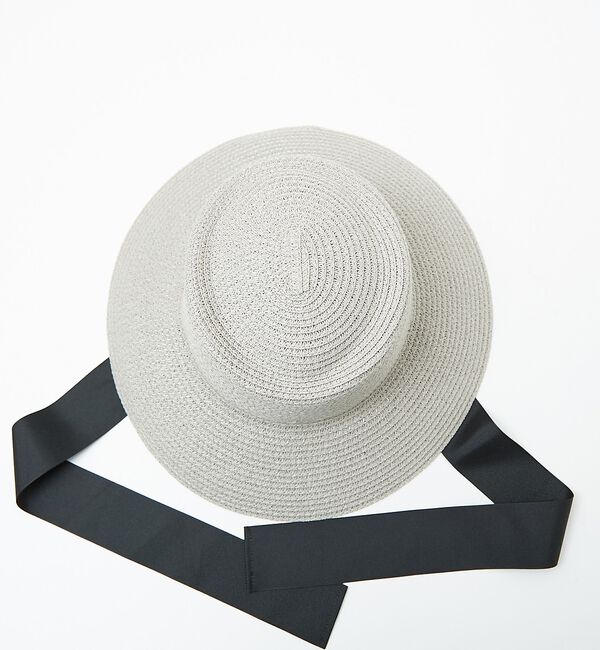 Rouge vif「【Ruben/ルーベン】リボン付き麦わらハット/RUS-8309【WEB限定】」|その他|