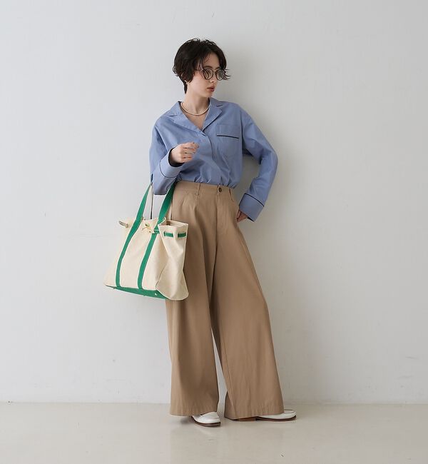 Rouge vif「【セットアップ対応】オープンカラーシャツ」|シャツ・ブラウス|