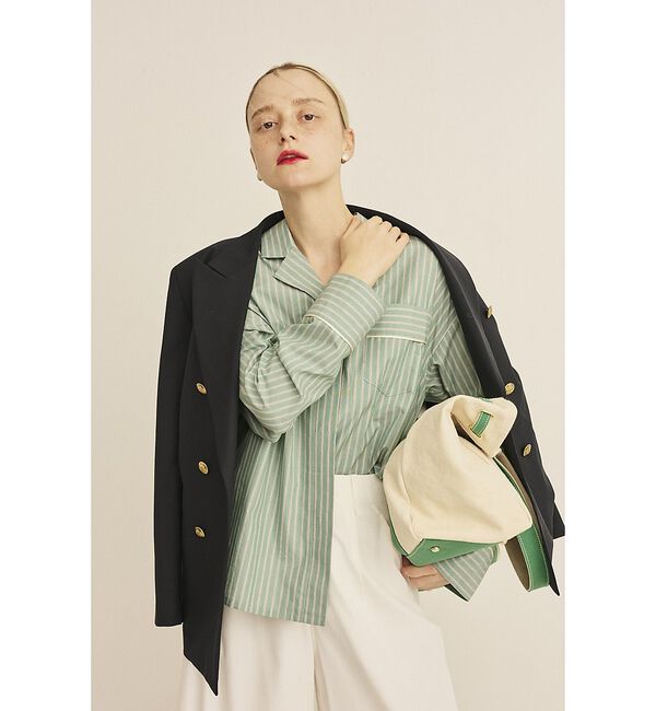 Rouge vif「【セットアップ対応】オープンカラーシャツ」|シャツ・ブラウス|