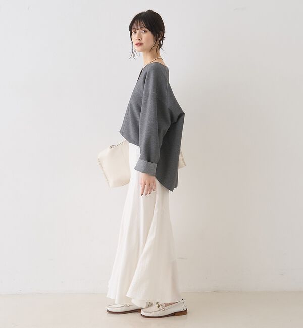 Rouge vif「ダブルフェイスプルオーバーブラウス」|シャツ・ブラウス|