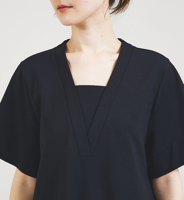 qualite「Vネックマーメイドワンピース」|ワンピース|