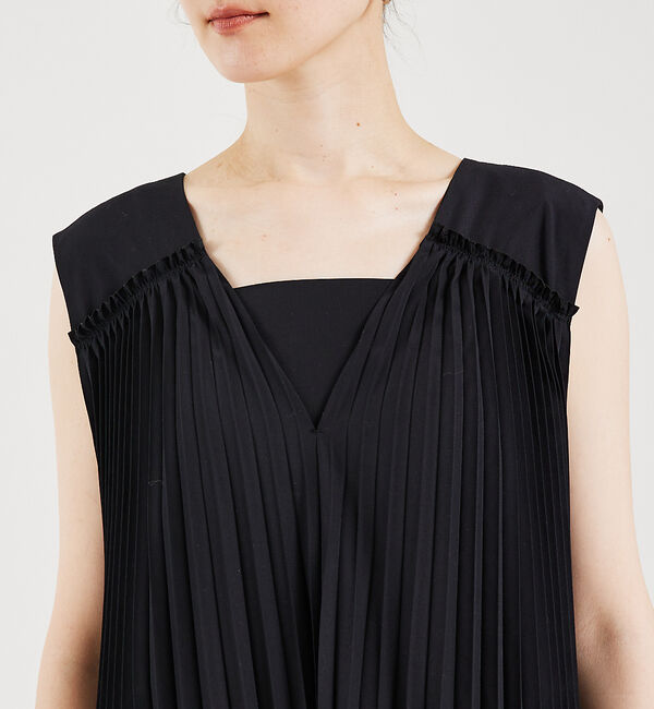 qualite「サーキュラープリーツワンピース」|ワンピース|