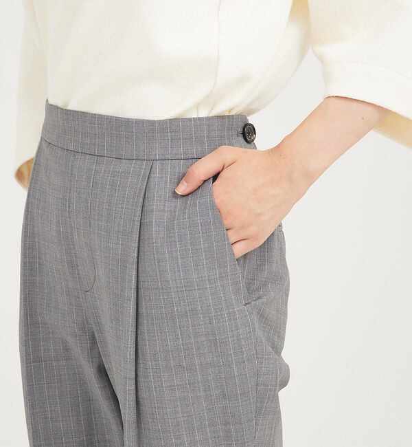 qualite「ウールトロセンタープレスパンツ」|その他|