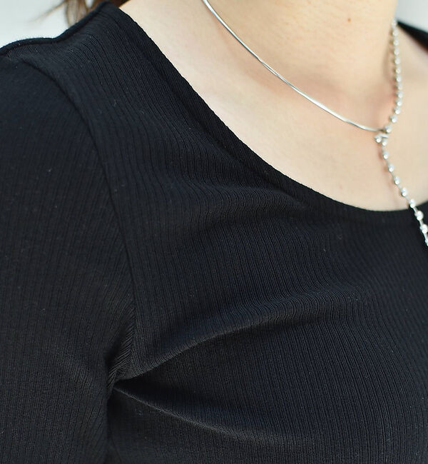 qualite「ランダムテレコTシャツ」|Tシャツ・カットソー|