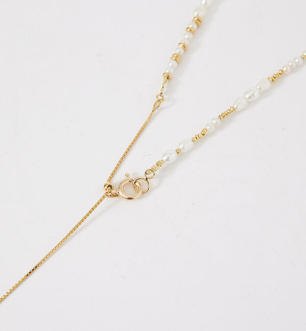 qualite「【JAMIRAY】パールゴールドネックレス」|ネックレス|