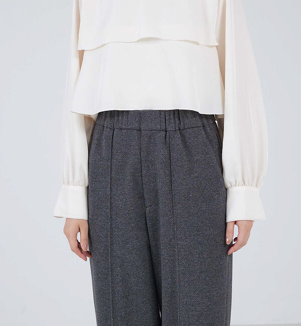 qualite「【セットアップ対応】ツイルジャージパンツ」|スラックス|