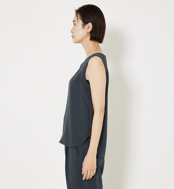 qualite「トルコサテンノースリーブ」|キャミソール|