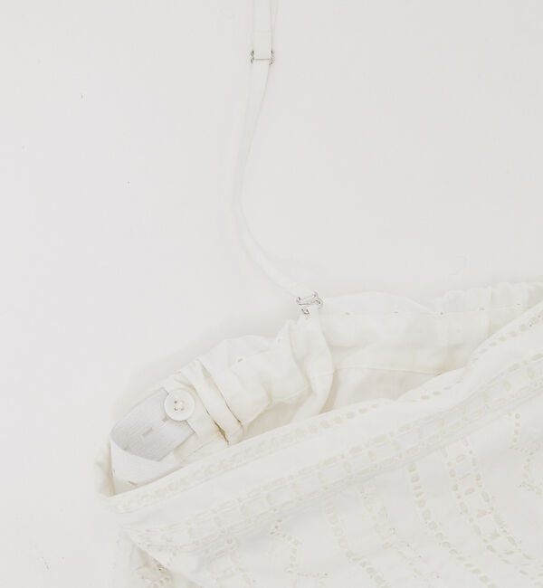 qualite「オーバーレースサロペット」|オールインワン|