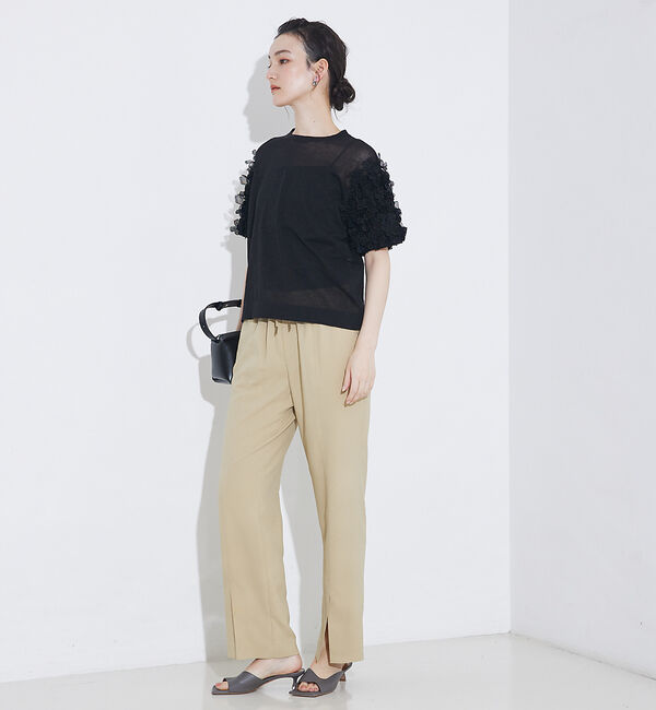 qualite「boussole&times;qualiteフラワーエンブロPO」|Tシャツ・カットソー|