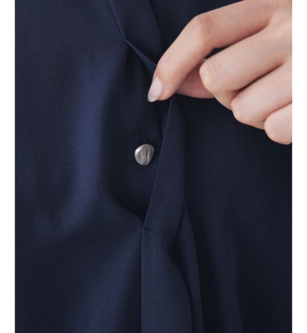 qualite「フレアーパネルブラウス」|シャツ・ブラウス|