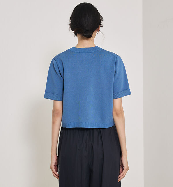 qualite「ショートスリーブカーデ」|カーディガン|