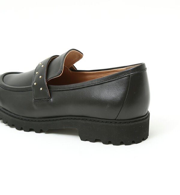 AU BANNISTER「【軽量】スタッズボリュームローファー」|ローファー|