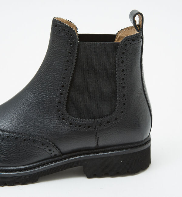 AU BANNISTER「【販売店舗限定】メダリオンサイドゴアショートブーツ」|ショートブーツ|