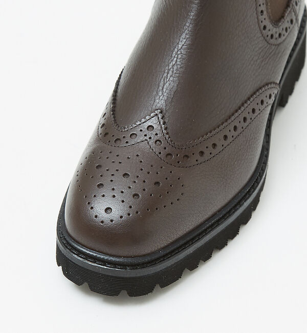 AU BANNISTER「【販売店舗限定】メダリオンサイドゴアショートブーツ」|ショートブーツ|