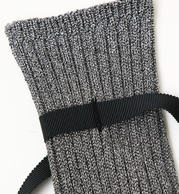 AU BANNISTER「●FAKUI リボンソックス(ラメ)」|その他|