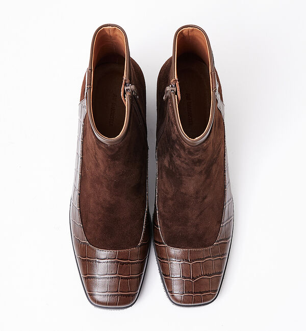 AU BANNISTER「【スノーソール】メタルヒールショートブーツ」|ショートブーツ|