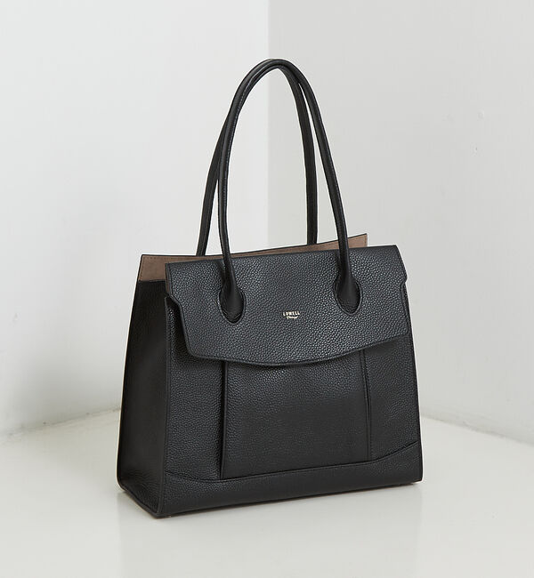 LOWELL things「【VERY掲載】Cuddly/レザーオープントート(L) 24SS」|トートバッグ|