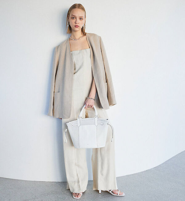 LOWELL things「Sheer/シアーメッシュ2WAYトート」|かごバッグ|