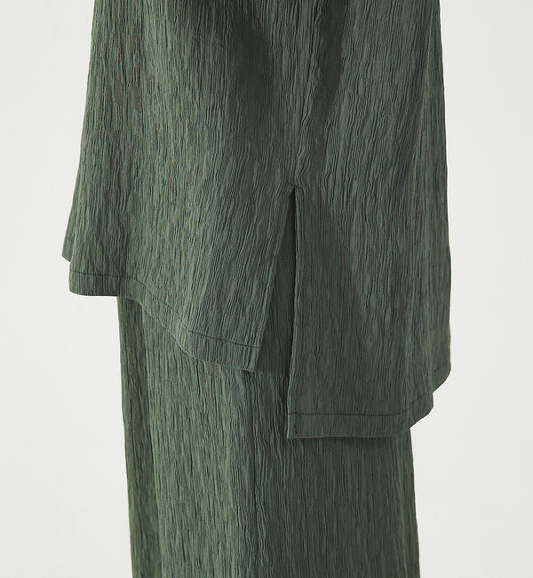 abahouse mavie「【セットアップ対応】楊柳バックジップノースリプルオーバー」|シャツ・ブラウス|