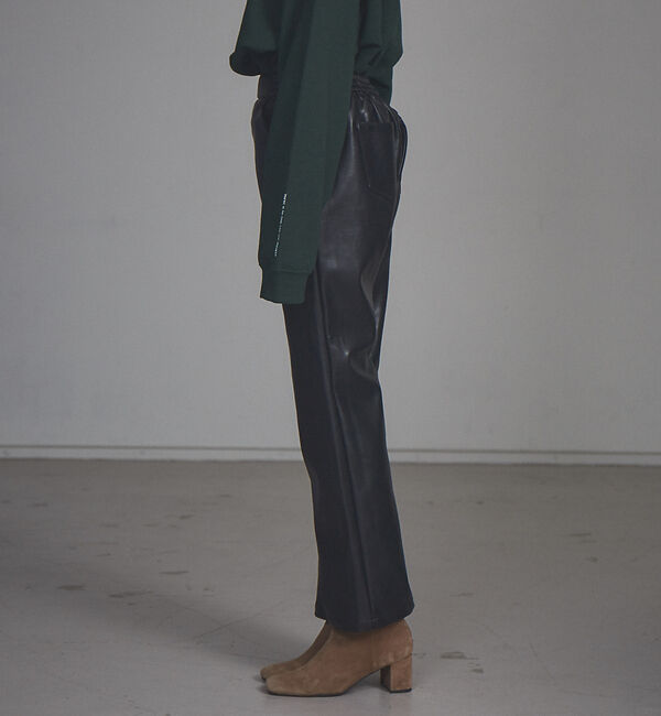 NOMINE「【展開店舗限定】エコレザーセミフレアパンツ」|その他|