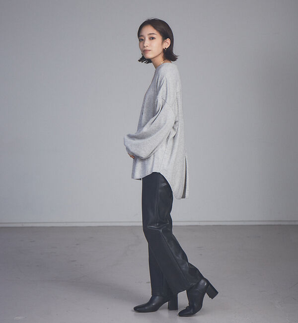 NOMINE「【展開店舗限定】エコレザーセミフレアパンツ」|その他|