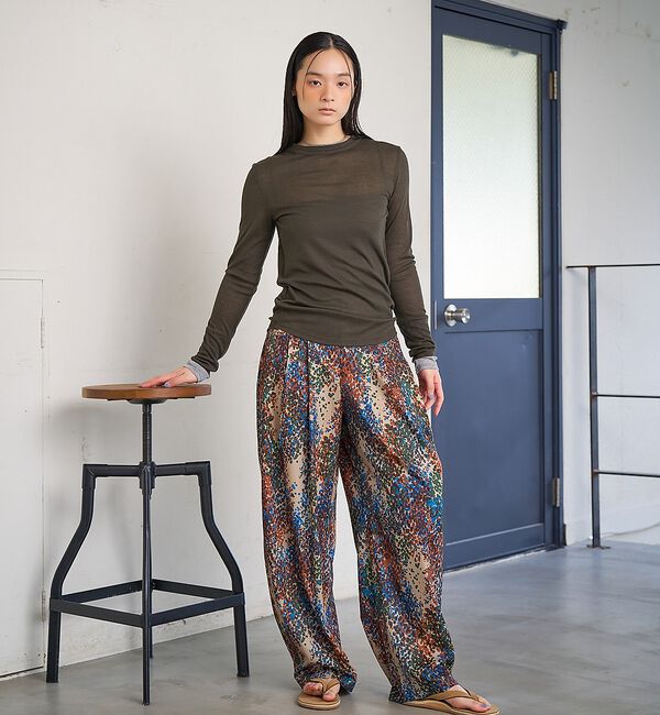 NOMINE「ダブルスリーブ シアー ロンT」|Tシャツ・カットソー|