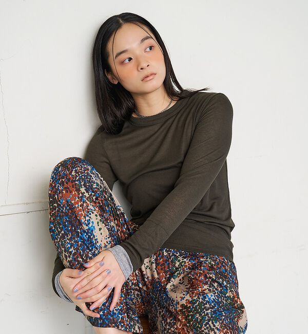 NOMINE「ダブルスリーブ シアー ロンT」|Tシャツ・カットソー|