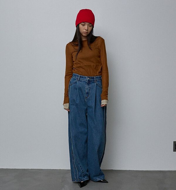 NOMINE「ダブルスリーブ シアー ロンT」|Tシャツ・カットソー|