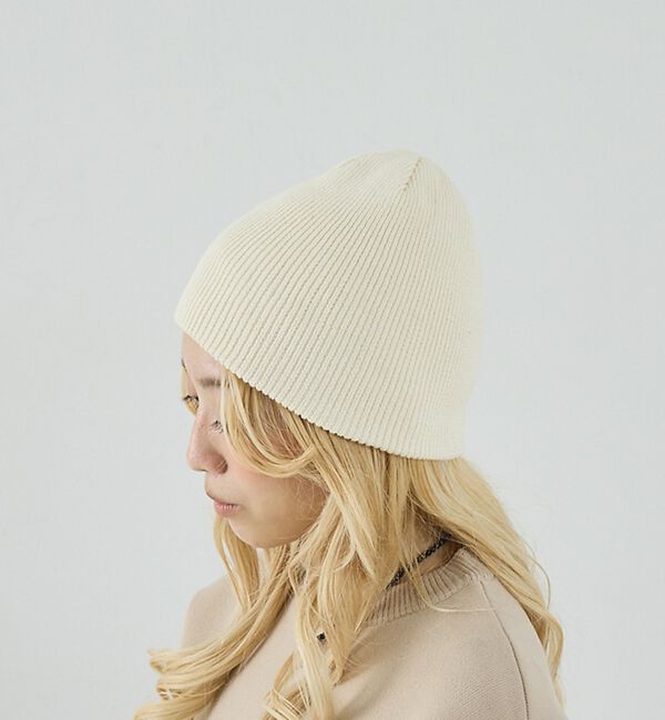 NOMINE「コットン ビーニー/ニット帽」|その他|アイボリー