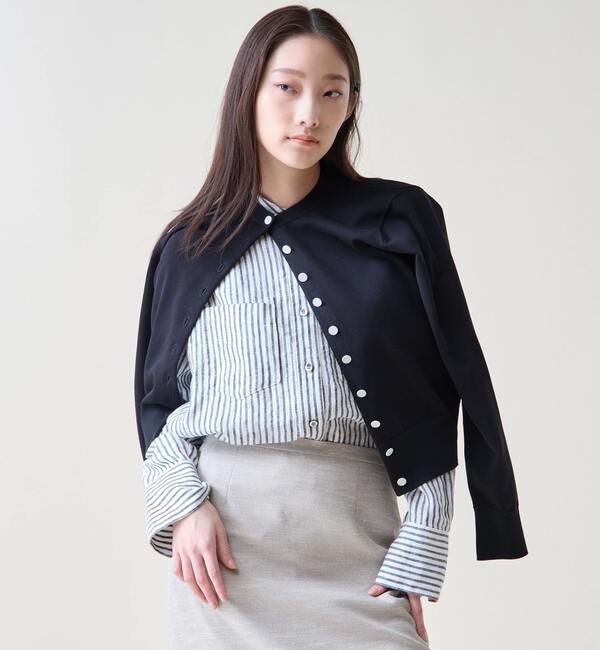 TIARA「アクセントボタンカーディガン」|カーディガン|