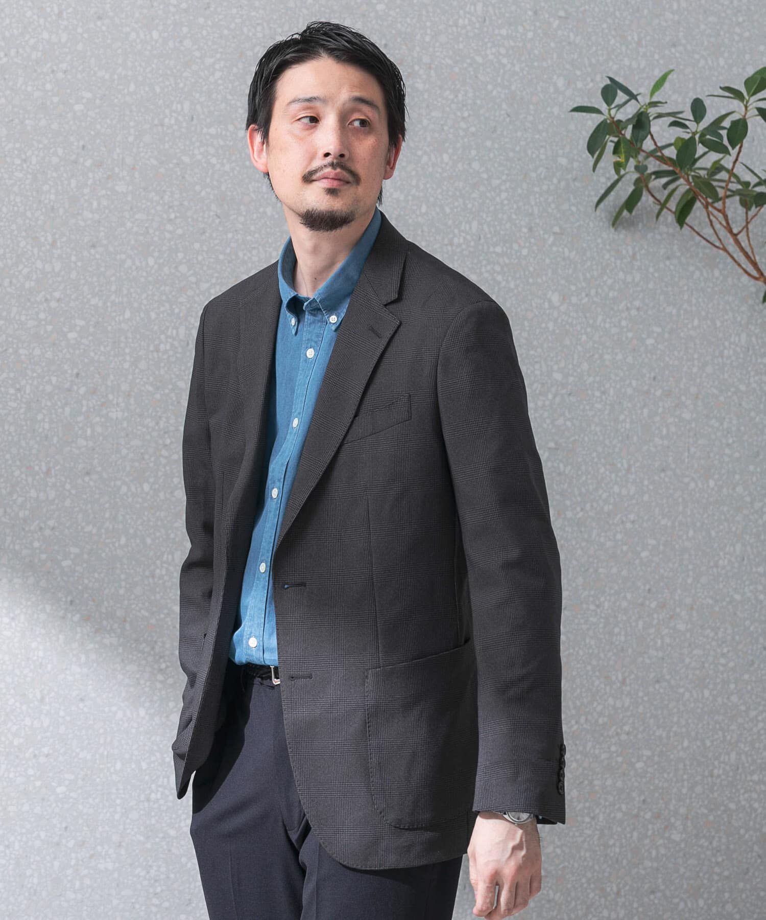 URBAN RESEARCH DOORS「『洗濯可/防シワ』LIFE STYLE TAILOR　TRABESTグレンチェックジャケット」|その他|