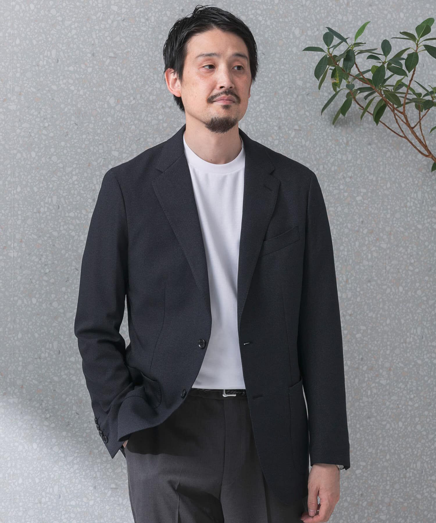 URBAN RESEARCH DOORS「『洗濯可/防シワ』LIFE STYLE TAILOR　TRABESTグレンチェックジャケット」|その他|