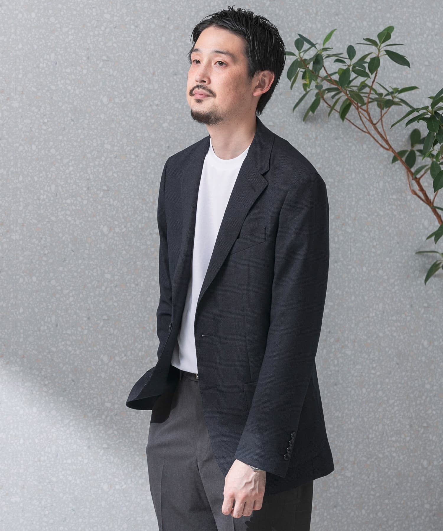 URBAN RESEARCH DOORS「『洗濯可/防シワ』LIFE STYLE TAILOR　TRABESTグレンチェックジャケット」|その他|