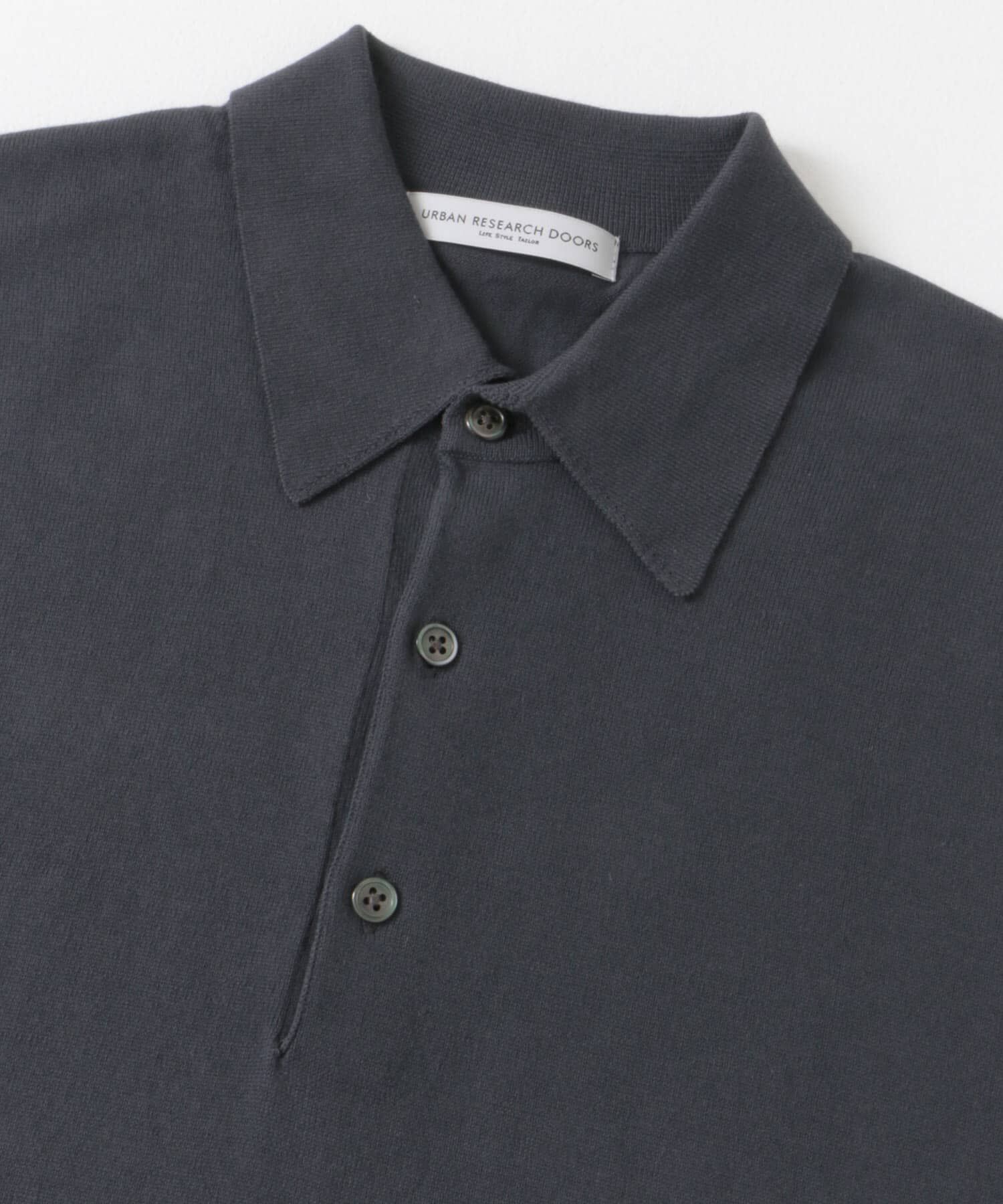 URBAN RESEARCH DOORS「『UR TECH ひやサラクール』『接触冷感/UVカット』 ニットポロシャツ」|シャツ・ブラウス|
