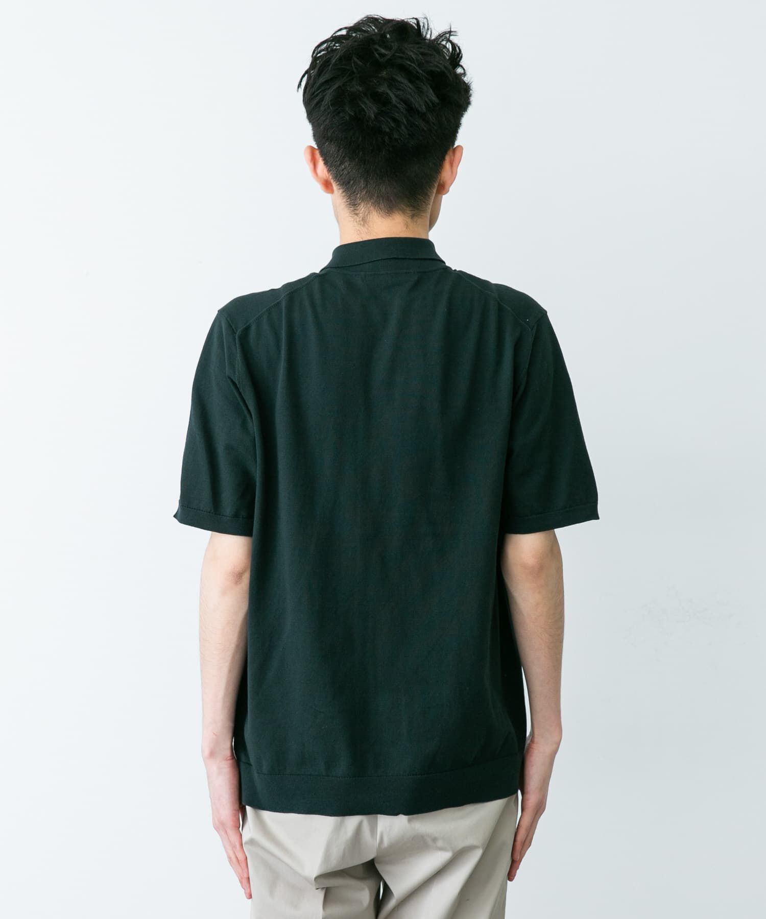 URBAN RESEARCH DOORS「『UR TECH ひやサラクール』『接触冷感/UVカット』 ニットポロシャツ」|シャツ・ブラウス|