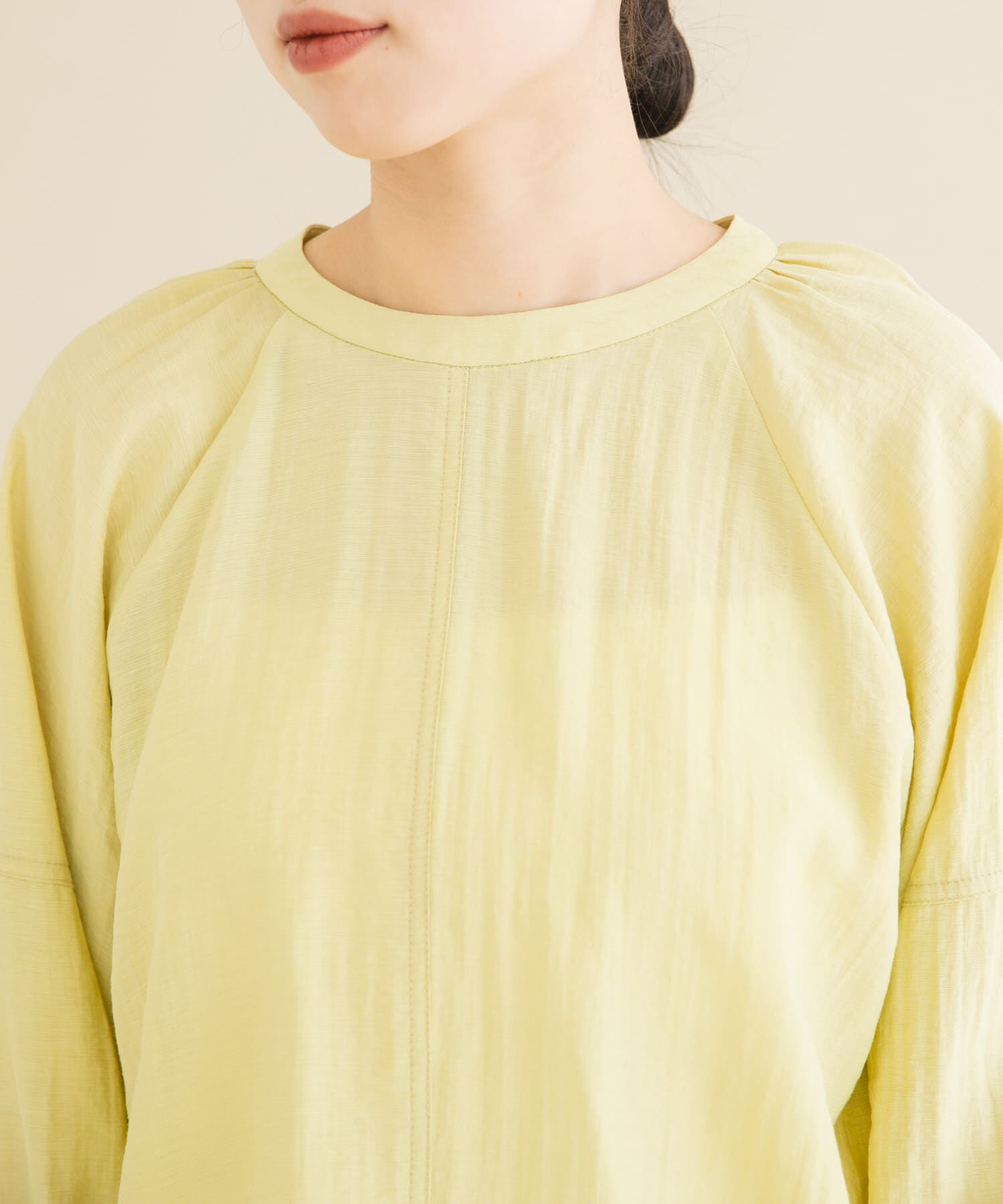 URBAN RESEARCH ROSSO「2WAYギャザースリーブブラウス」|シャツ・ブラウス|