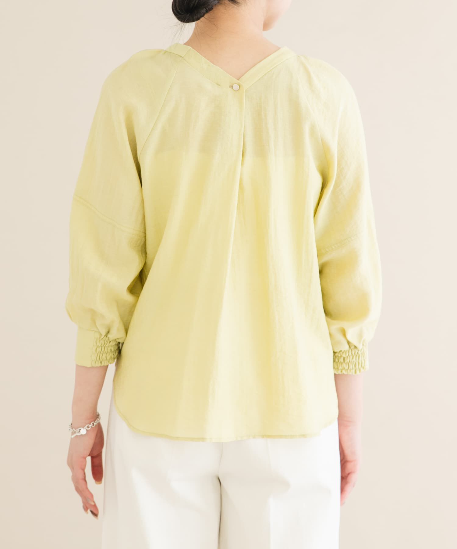 URBAN RESEARCH ROSSO「2WAYギャザースリーブブラウス」|シャツ・ブラウス|