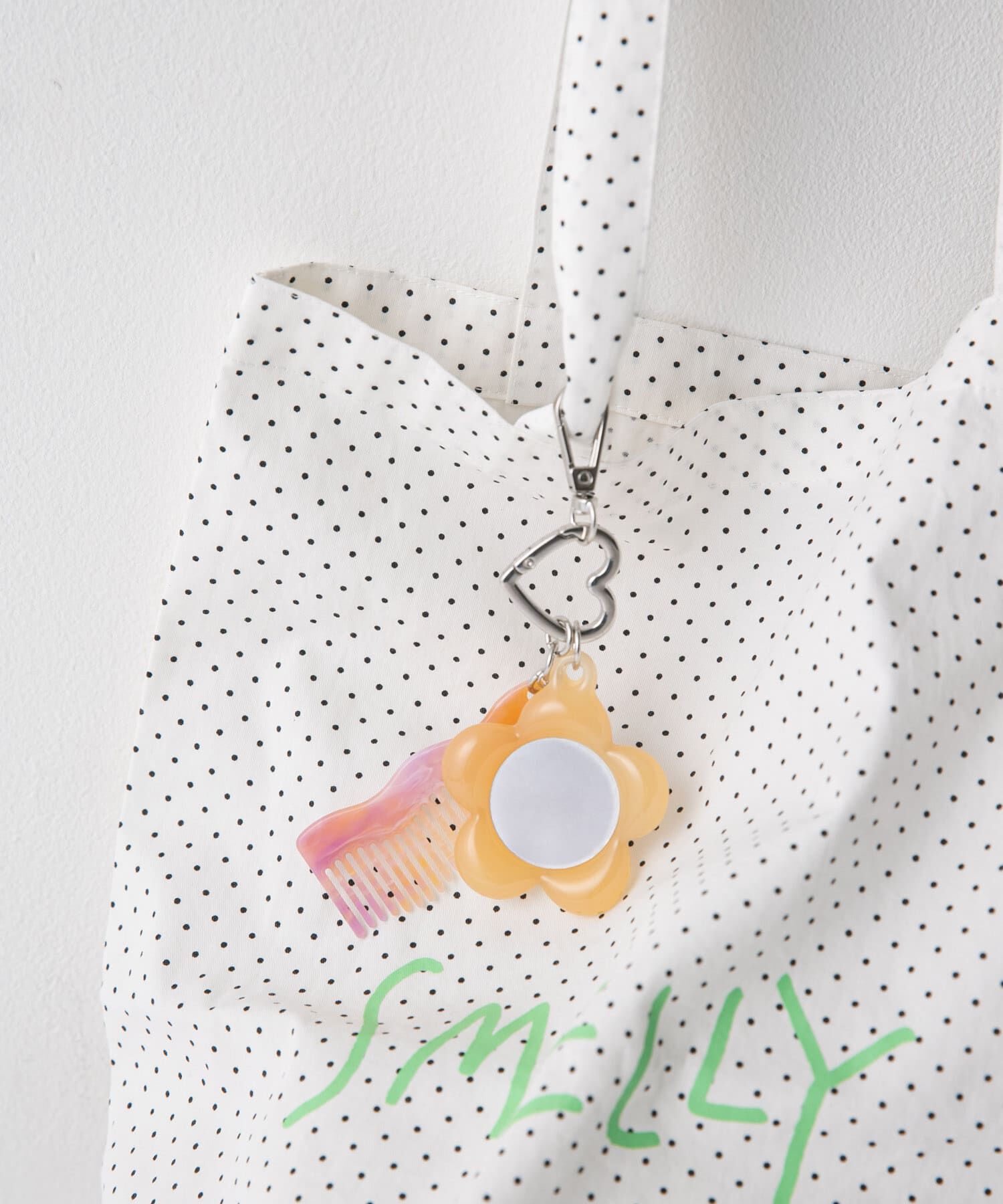 SMELLY「ミラーコームセットキーチェーン」|チャーム・キーホルダー|