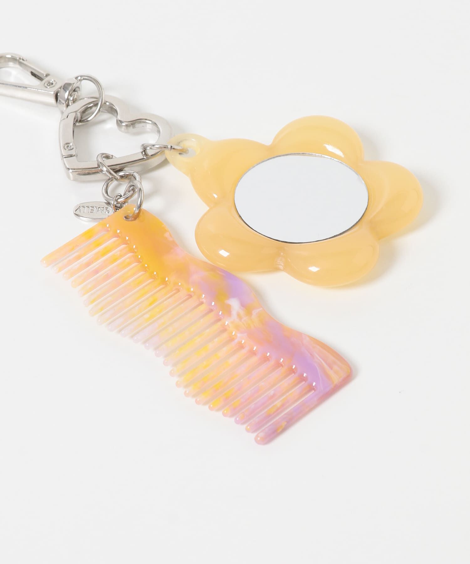 SMELLY「ミラーコームセットキーチェーン」|チャーム・キーホルダー|