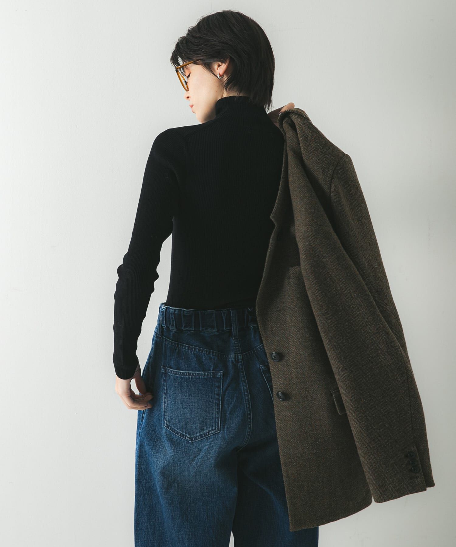 URBAN RESEARCH「『UR TECH』ハイネックリブニット」|ニット・セーター|